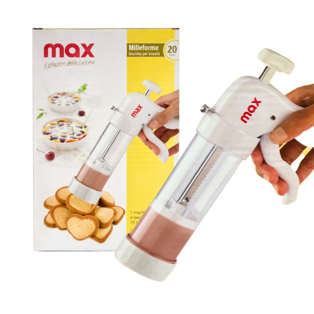 MAX Milleforme - Siringa per Biscotti con accessori 20pz