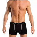 BOXER UOMO in Cotone Elasticizzato – Confezione 3 pz (Nero, Grigio, Blu)