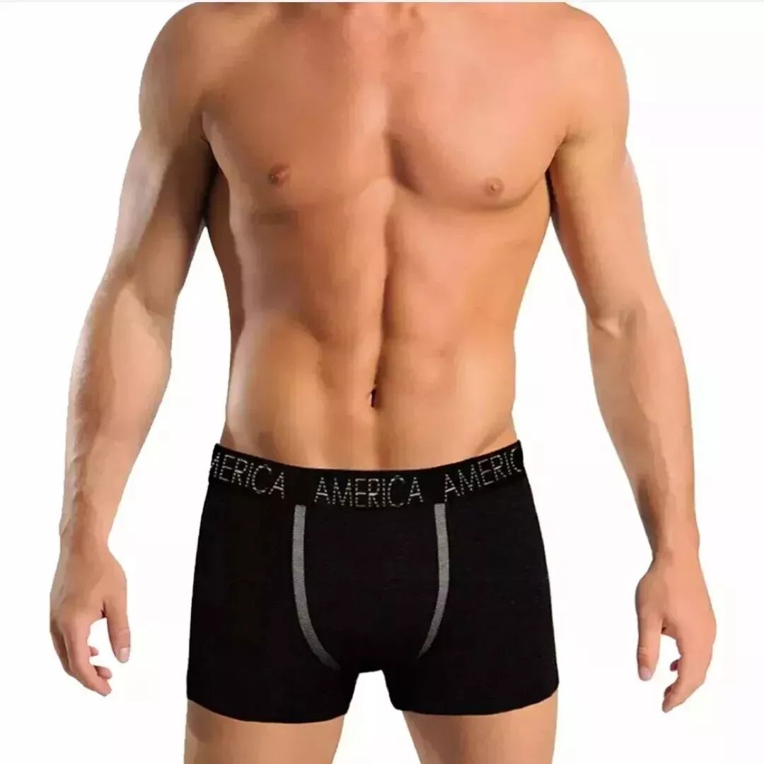 BOXER UOMO in Cotone Elasticizzato – Confezione 3 pz (Nero, Grigio, Blu)