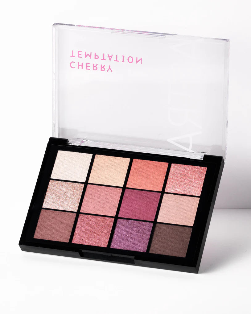 TEMPTATION PALETTE 03 Cherry - Palette Occhi 12 Ombretti in polvere