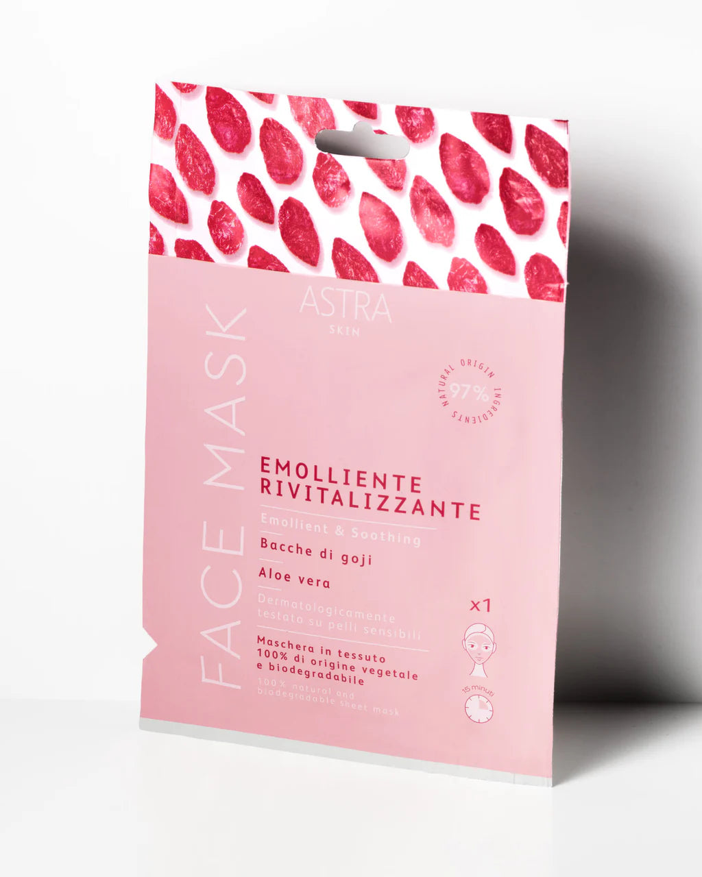 FACE MASK EMOLLIENTE RIVITALIZZANTE - Maschera Viso in Tessuto