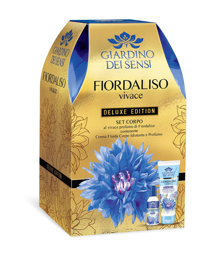 Giardino Dei Sensi Fiordaliso Vivace Deluxe Edition – Set Corpo Idratante & Profumo al Fiordaliso