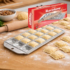 IMPERIA Raviolamp – Stampo 24 ravioli classici con mattarello 34×34mm