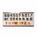 SET FORMINE LETTERE per Biscotti - Alfabeto A-Z in metallo