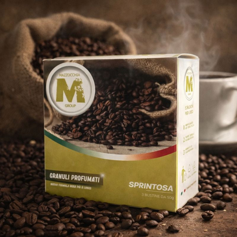 GRANULI PROFUMATI SPRINTOSA per Aspirapolveri con Sacchetto - 3 Bustine da 50g