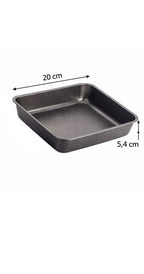 TEGLIA QUADRATA SFORNATUTUTTO VESPA 20x20x4,5H. Antiaderente e 100% alluminio