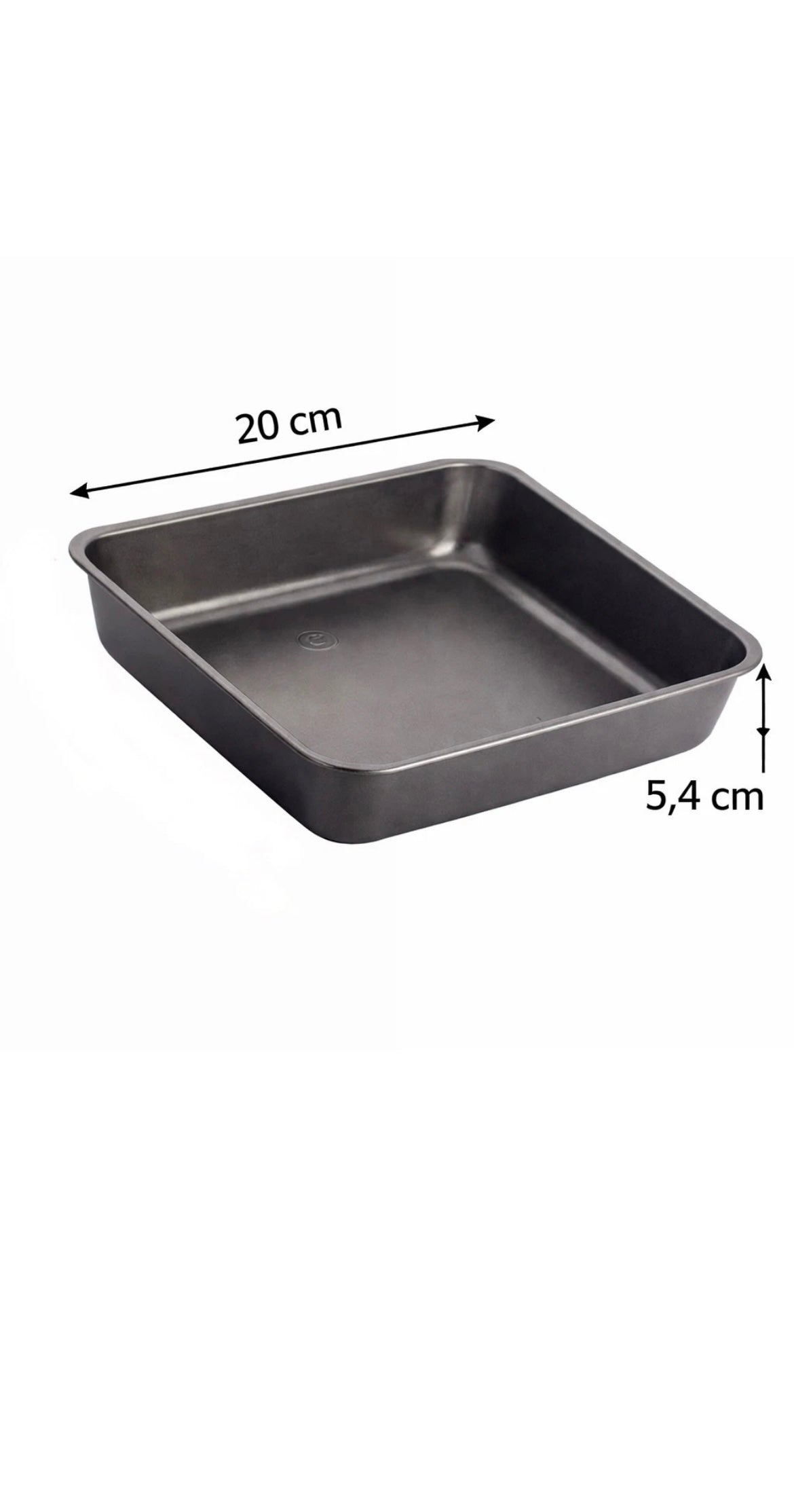 TEGLIA QUADRATA SFORNATUTUTTO VESPA 20x20x4,5H. Antiaderente e 100% alluminio