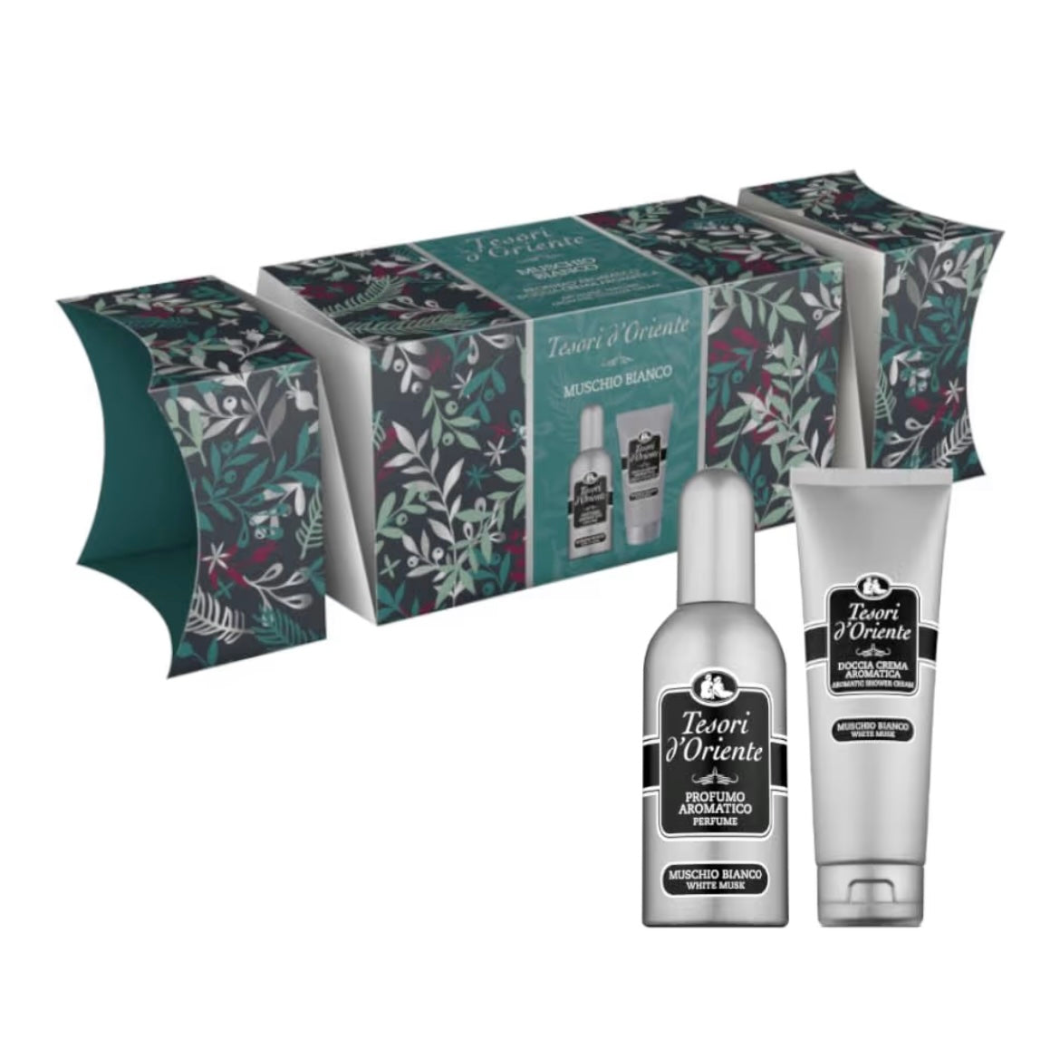 Set Bagno Profumato Muschio Bianco – Doccia Crema + Profumo 100ml Eleganza Naturale