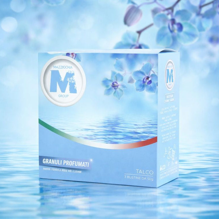 GRANULI PROFUMATI TALCO per Aspirapolveri con Sacchetto - 3 Bustine da 50g