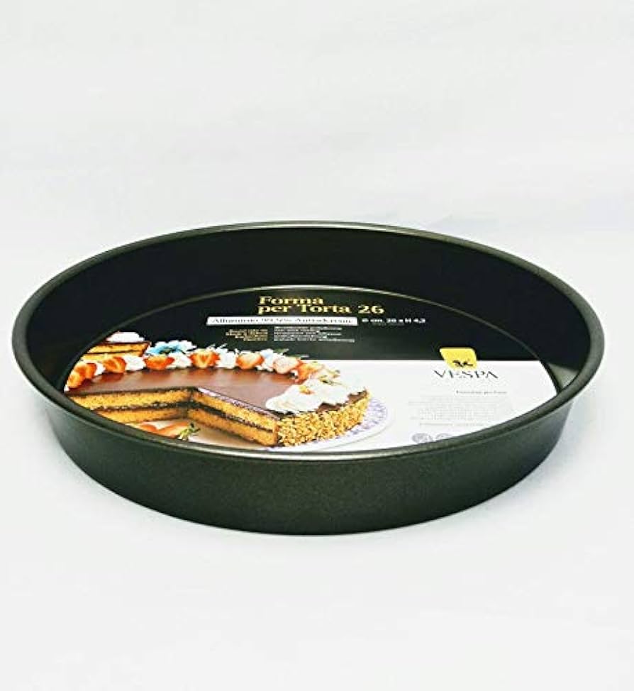 FORMA PER TORTA VESPA 26 CM. 26x4,2H. Antiaderente e 100% Alluminio.