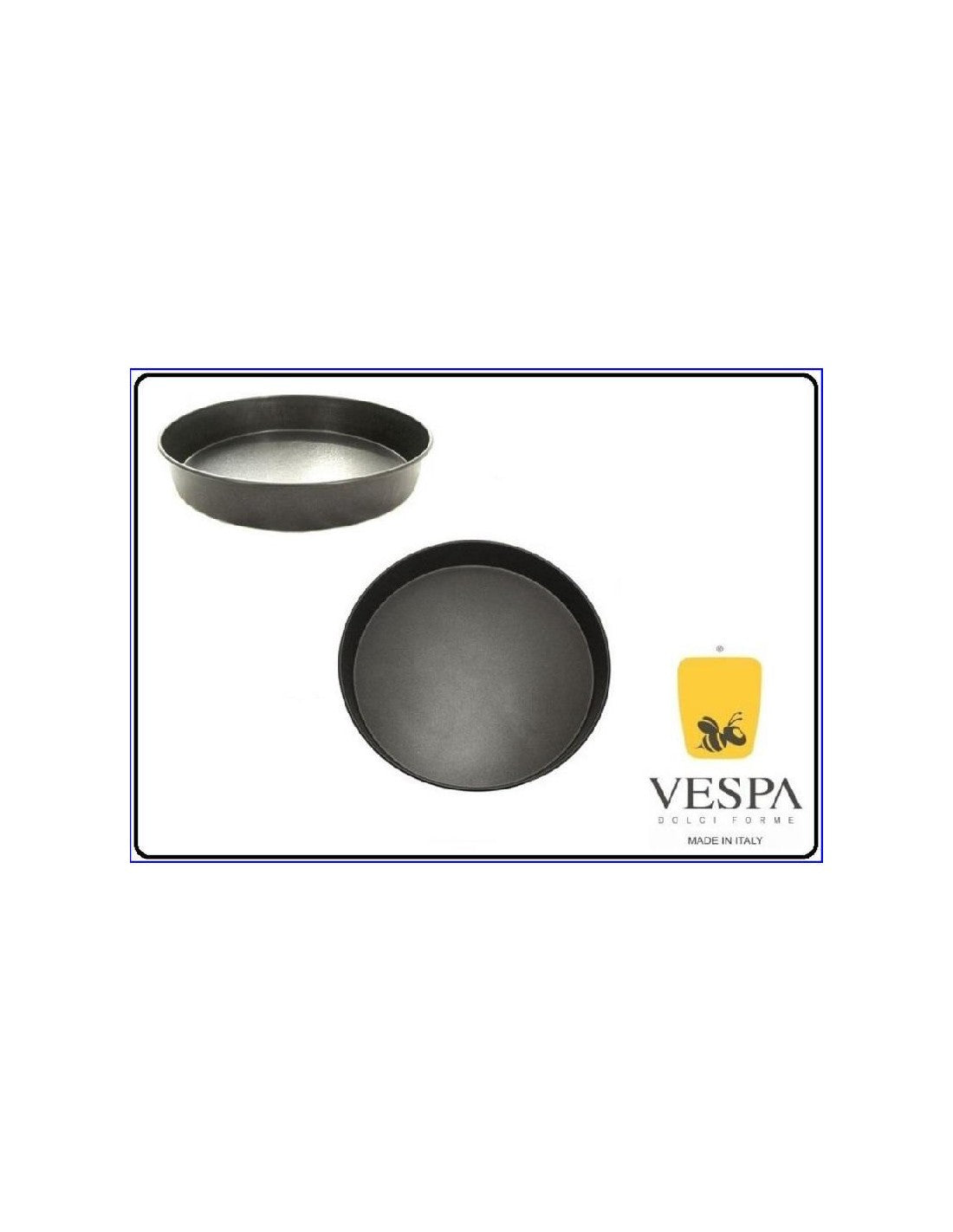 FORMA PER TORTA VESPA 30 CM. Antiaderente e 100% Alluminio.