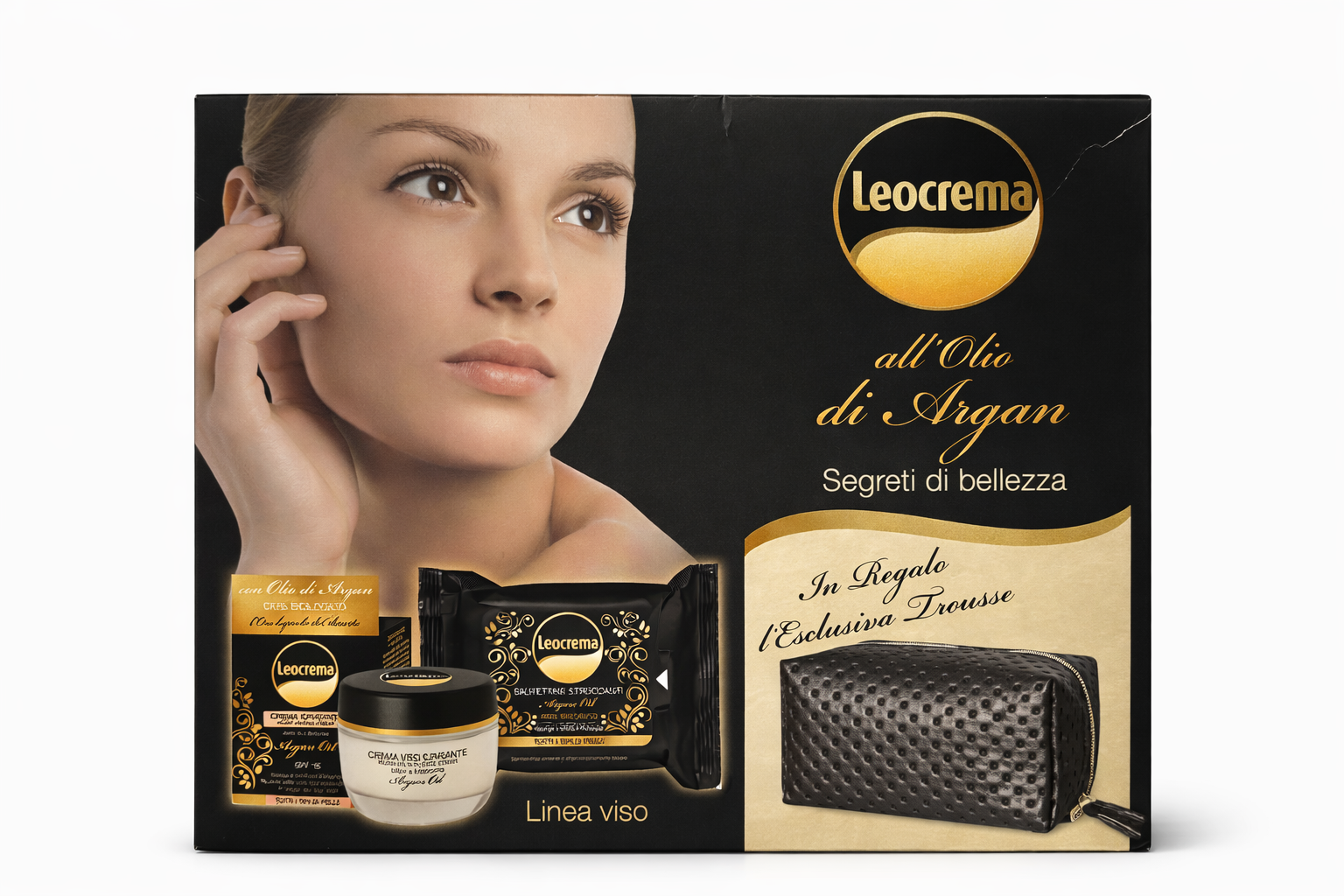Leocrema – Set Viso all’Olio di Argan con Trousse