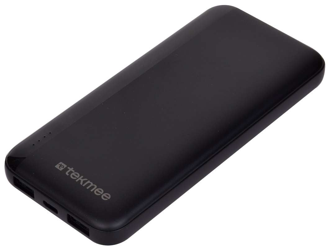 Power Bank Portatile 10000mAh Tekmee – Caricatore Universale USB + Type-C con 3 Porte, Compatto e Veloce