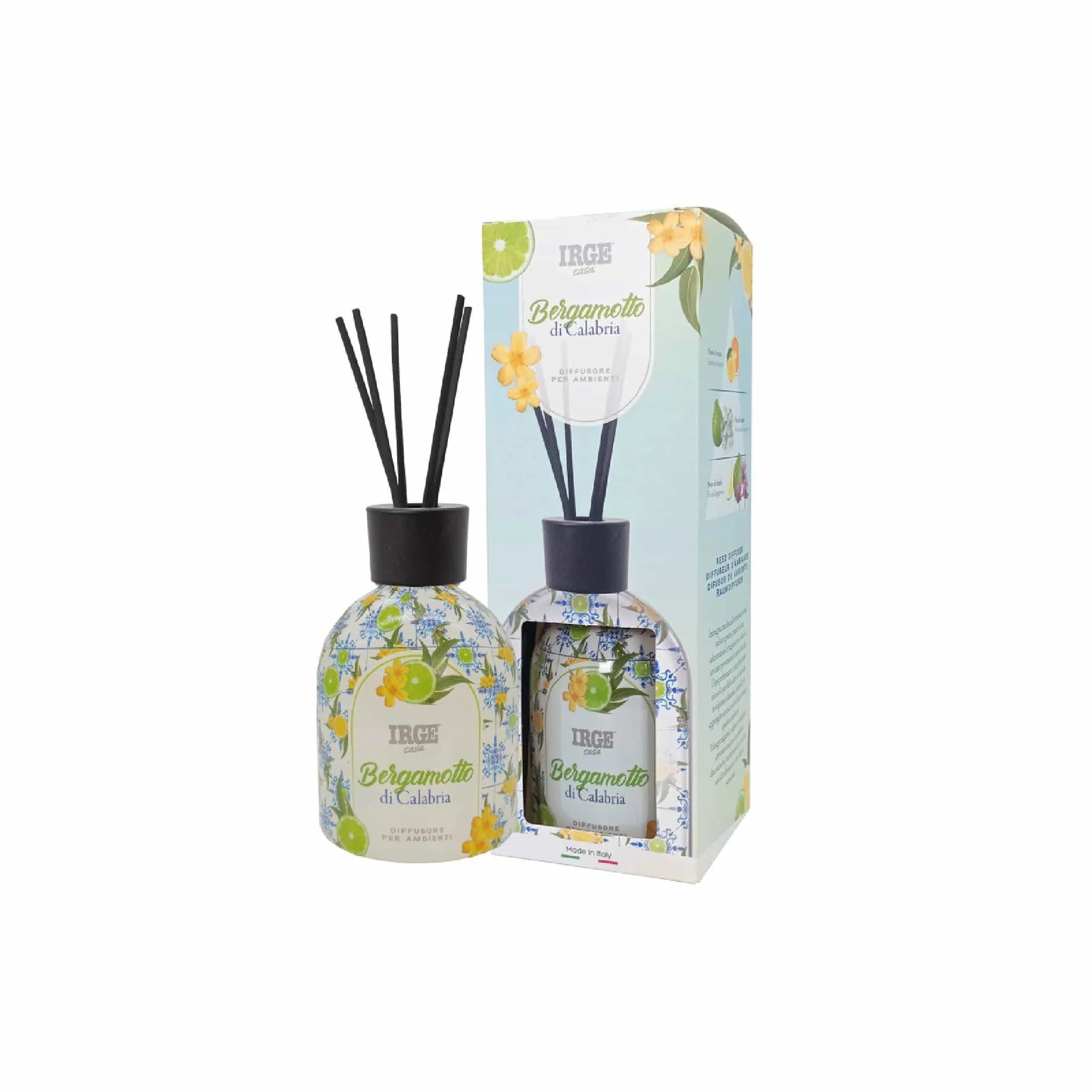 Diffusore per Ambiente Bergamotto di Calabria – IRGE Casa | Fragranza Agrumata 500 ml Made in Italy