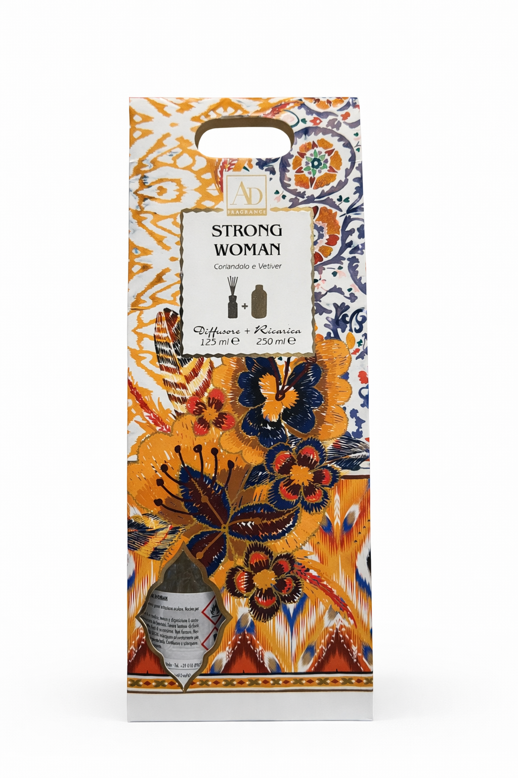 Diffusore Ambiente “Strong Woman” – Coriandolo & Vetiver | Set con Ricarica 125 ml + 250 ml