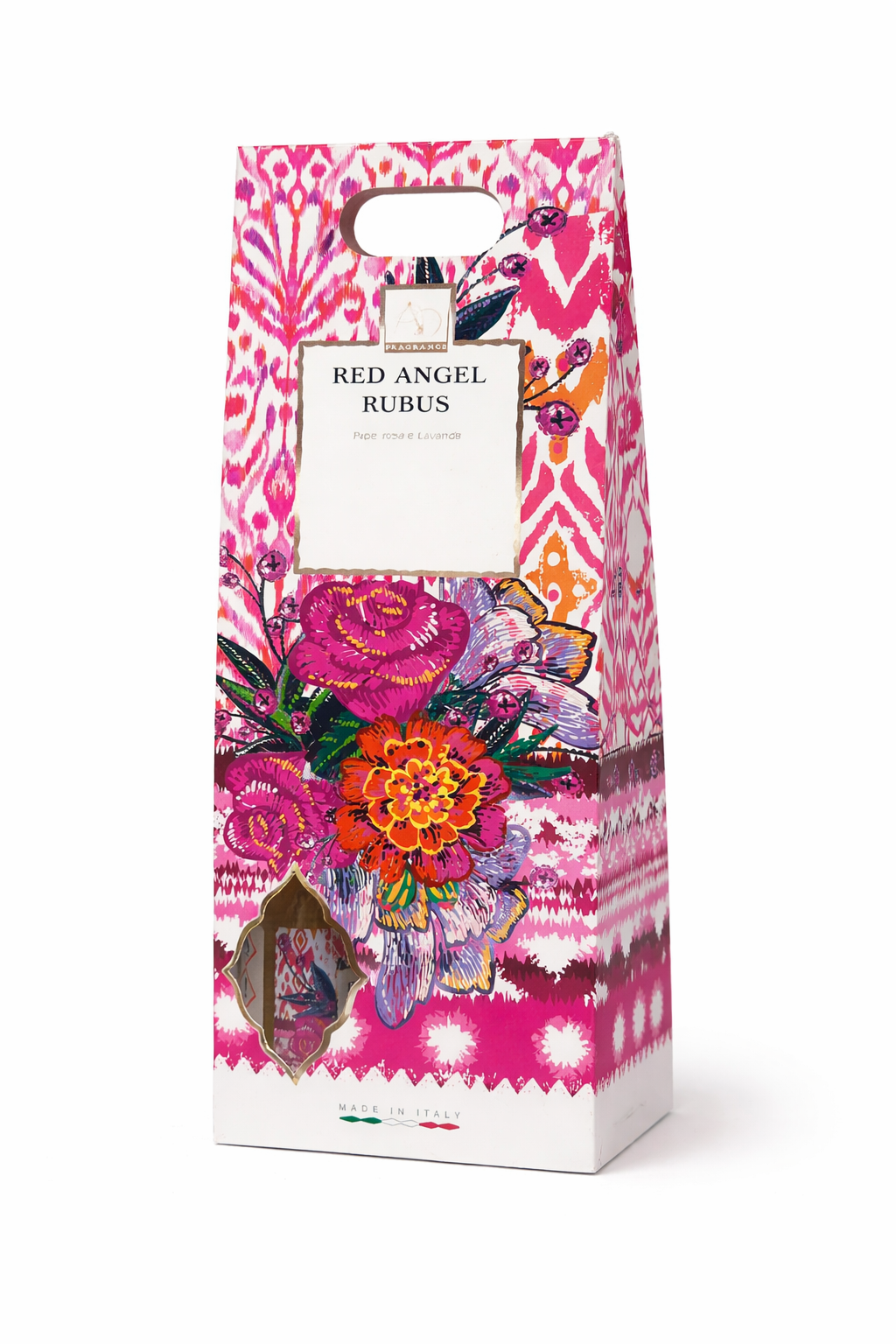 Diffusore Ambiente Red Angel Rubus – Pepe Rosa e Lavanda | Set con Ricarica 125 ml + 250 ml