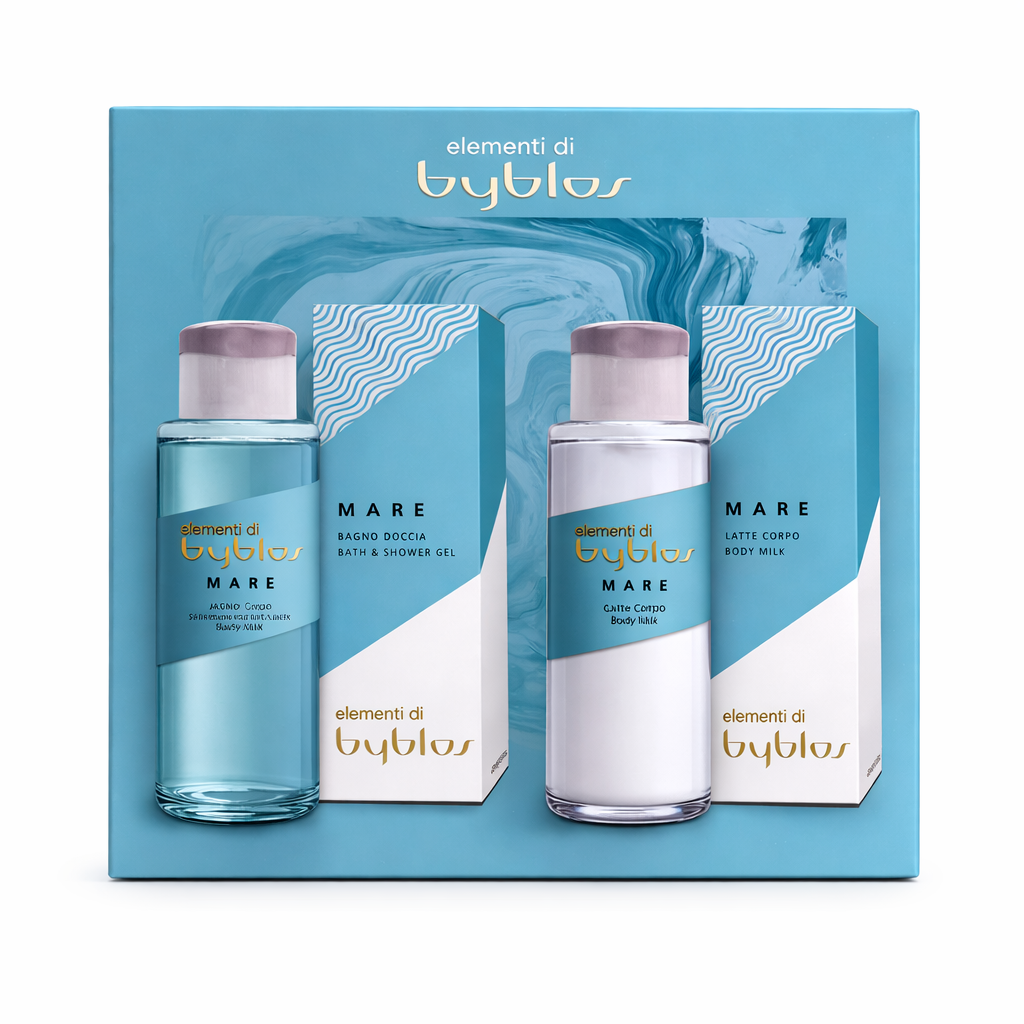 Set Corpo “Elementi di Byblos Mare” – Bagnodoccia + Latte Corpo