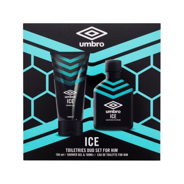Umbro Ice Set Regalo Uomo – Eau de Toilette 100 ml + Body Wash 150 ml