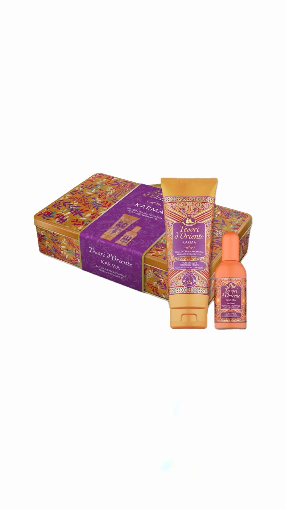 Cofanetto Regalo “Heron Orientale Karma” – Set Corpo Profumato con Crema e Fragranza Aromatica