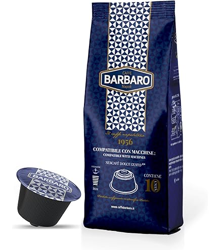 Capsule Caffè Barbaro Napoli Compatibili Dolce Gusto – Miscela Napoletana Intensa (10 Capsule)