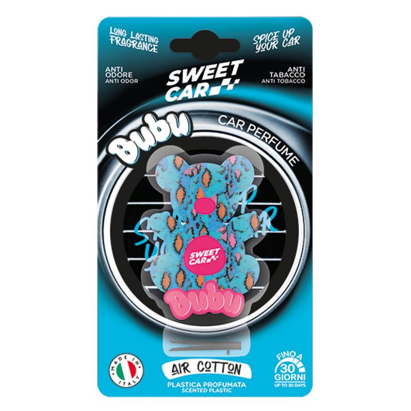 Profumatore Auto Sweet Car a Forma di Orsetto – Fragranze Assortite, Design Pop e Durata Fino a 30 Giorni
