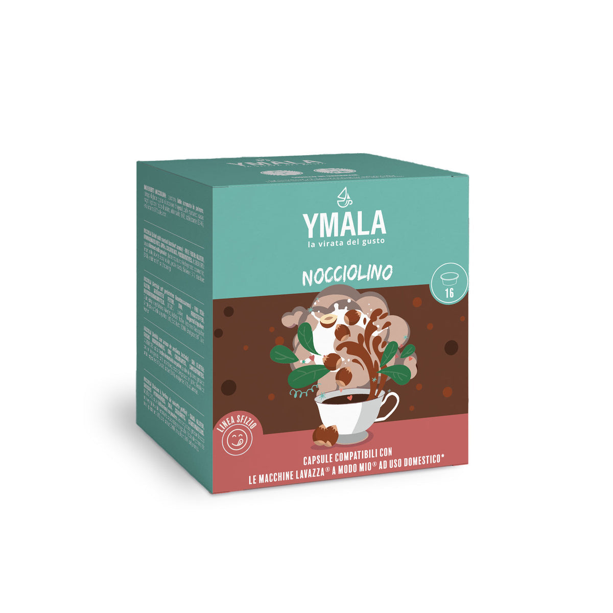 Capsule Compatibili Lavazza A Modo Mio – Nocciolino YMALA (16 Capsule)