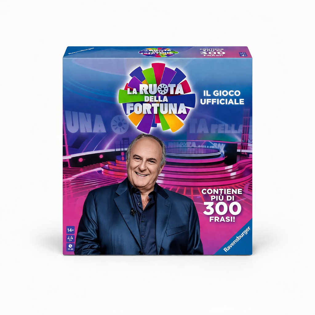 La Ruota della Fortuna – Gioco da Tavolo Ufficiale Ravensburger (300+ Frasi)