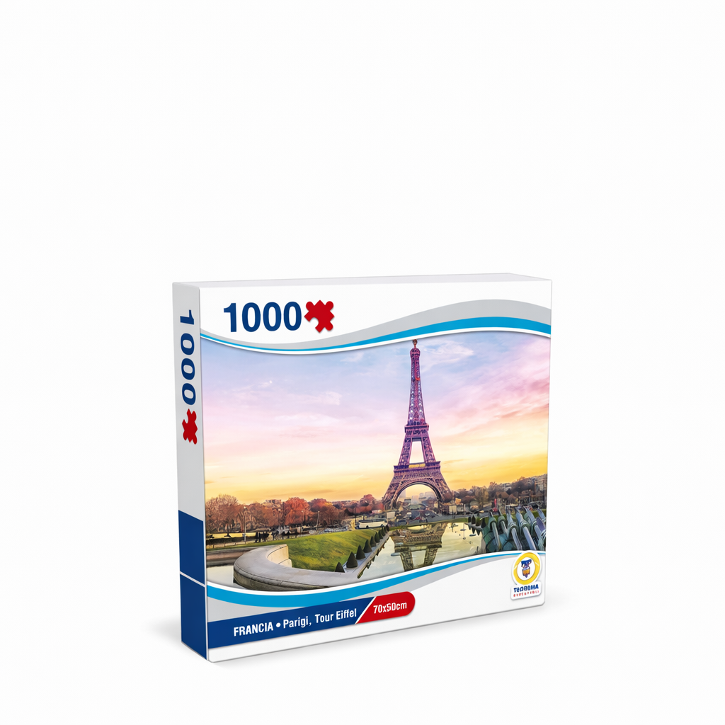 Puzzle 1000 Pezzi – Tour Eiffel Parigi | Panorama 70x50 cm