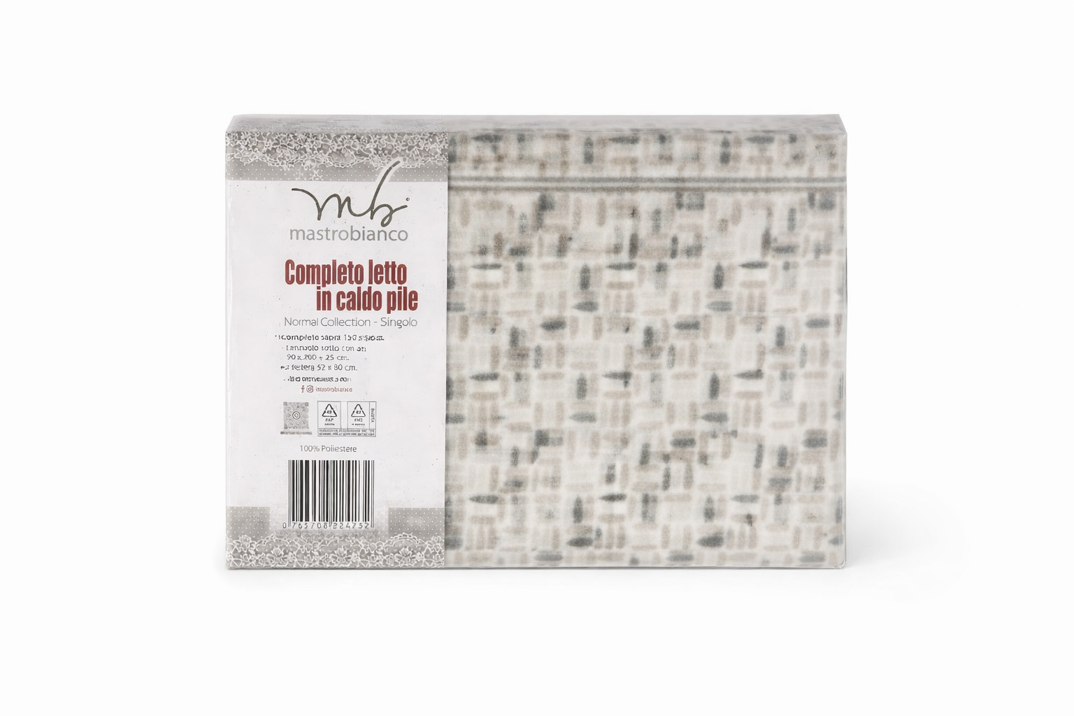 Completo Letto Singolo in Pile Morbido – Set Lenzuola + Federa – Caldo e Confortevole