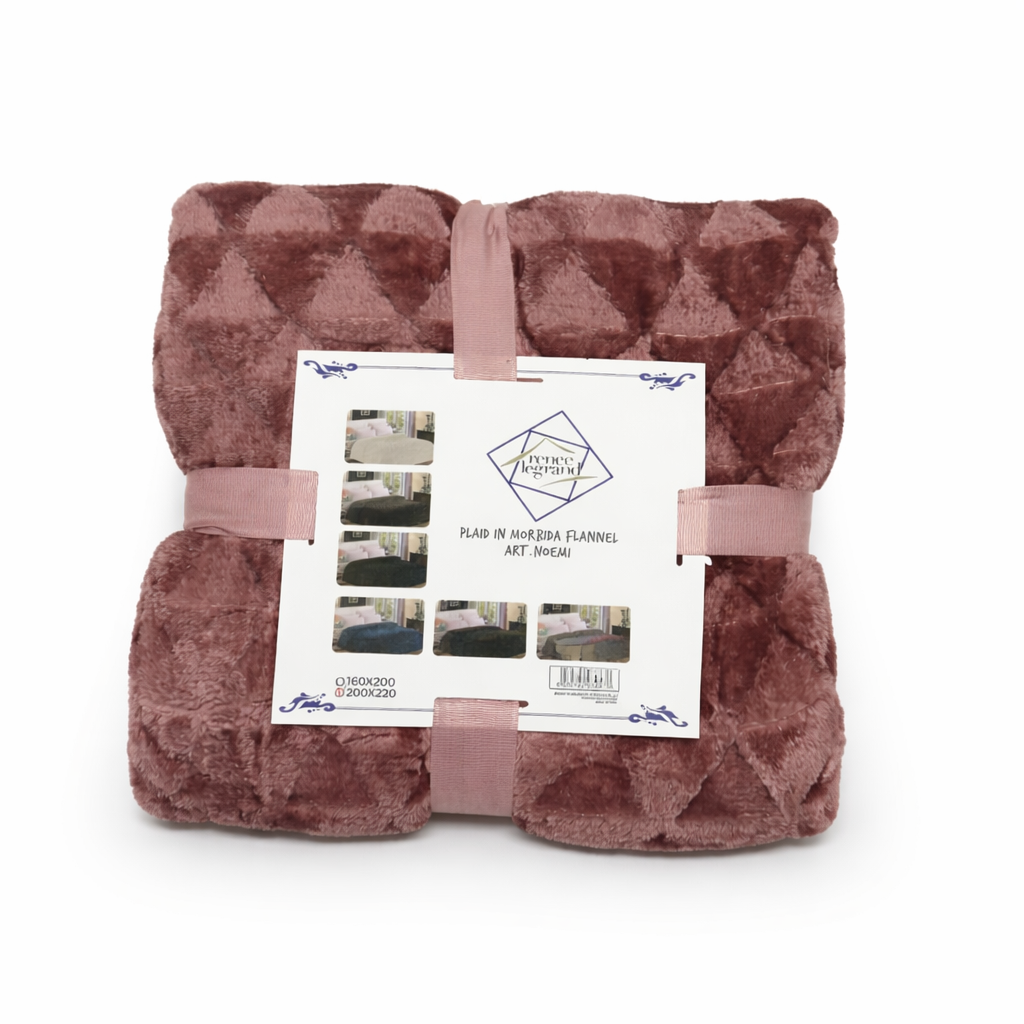 Plaid Matrimoniale in Morbida Flanella – Eleganza e Comfort per la Tua Casa