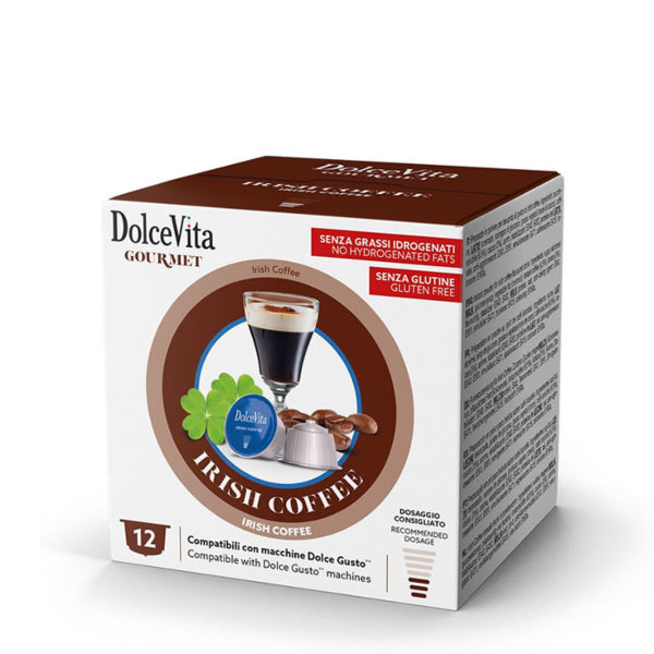 Capsule DolceVita Gourmet Irish Coffee compatibili Dolce Gusto – 12 pezzi
