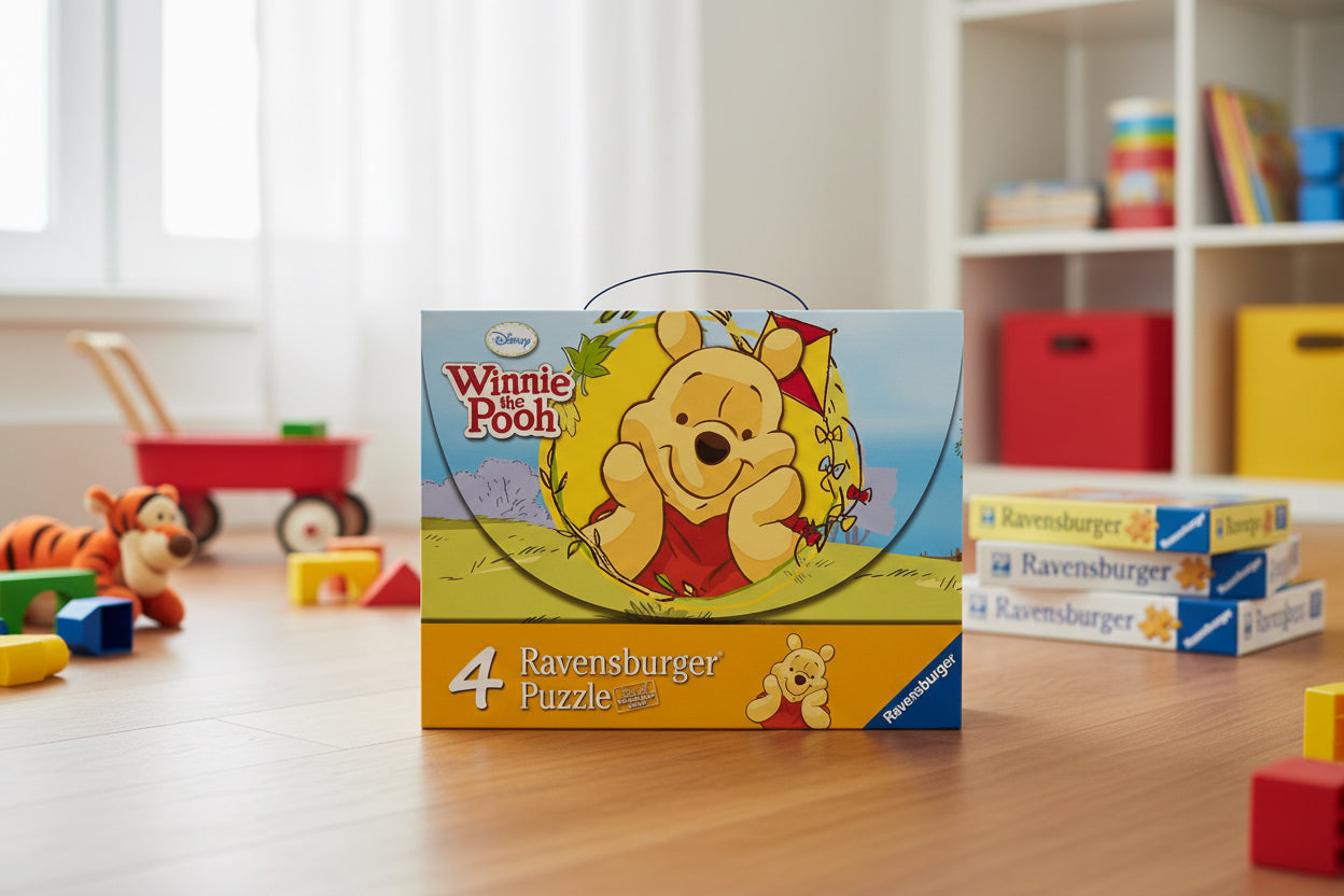 Puzzle per bambini Winnie the Pooh – Ravensburger 4 Puzzle Progressivi