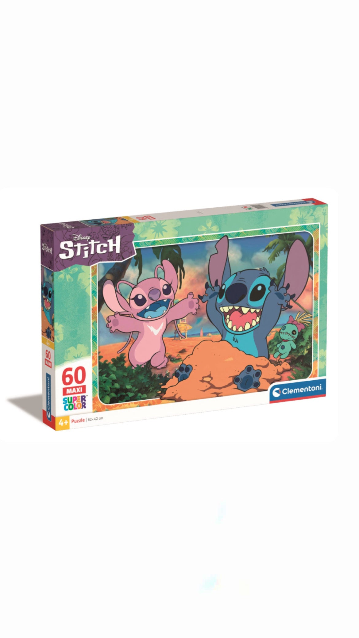 Puzzle Disney Stitch 60 pezzi Maxi Super Color Clementoni – 4+ anni