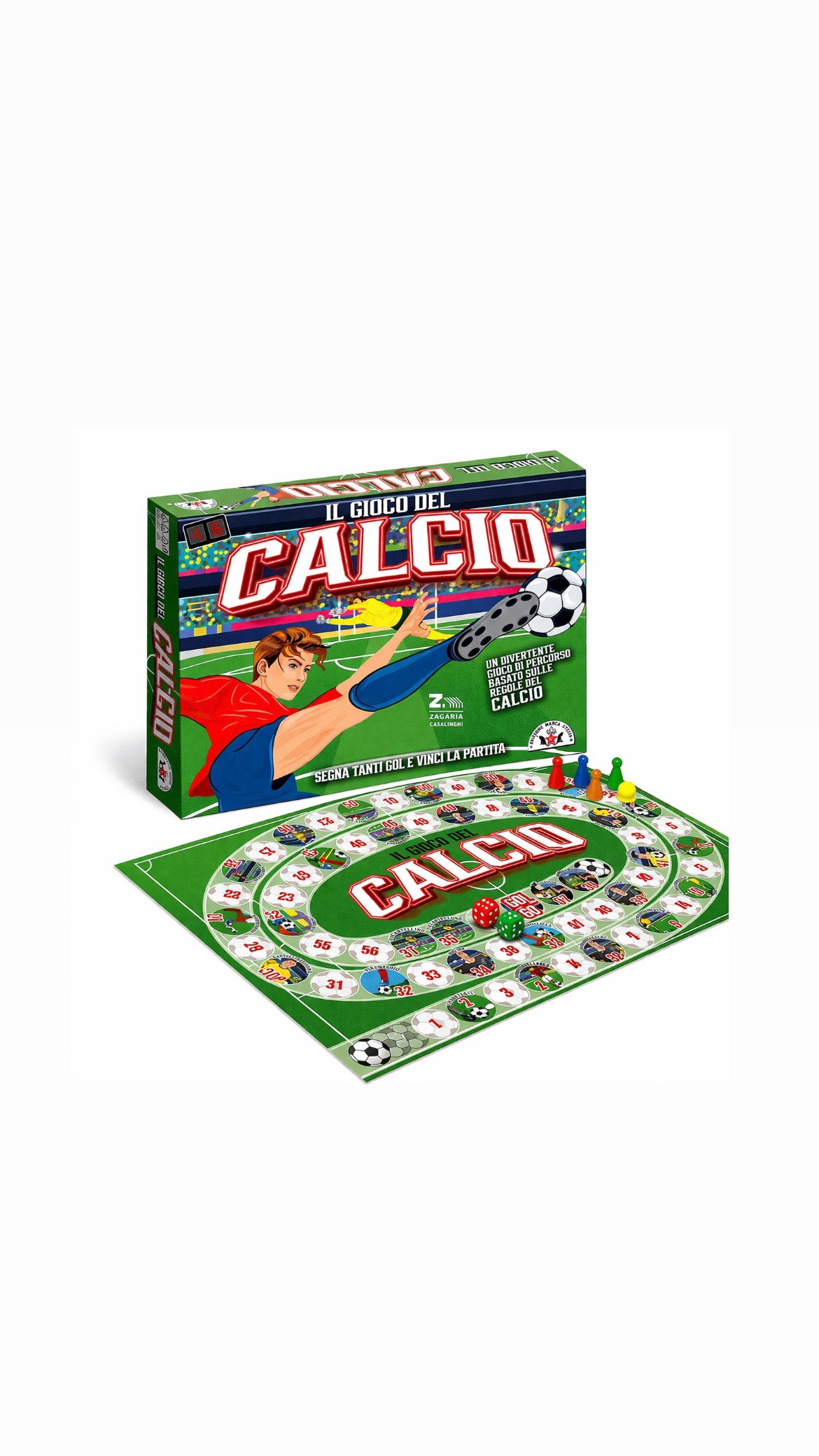 Il Gioco del Calcio – Gioco da Tavolo di Percorso per Tutta la Famiglia