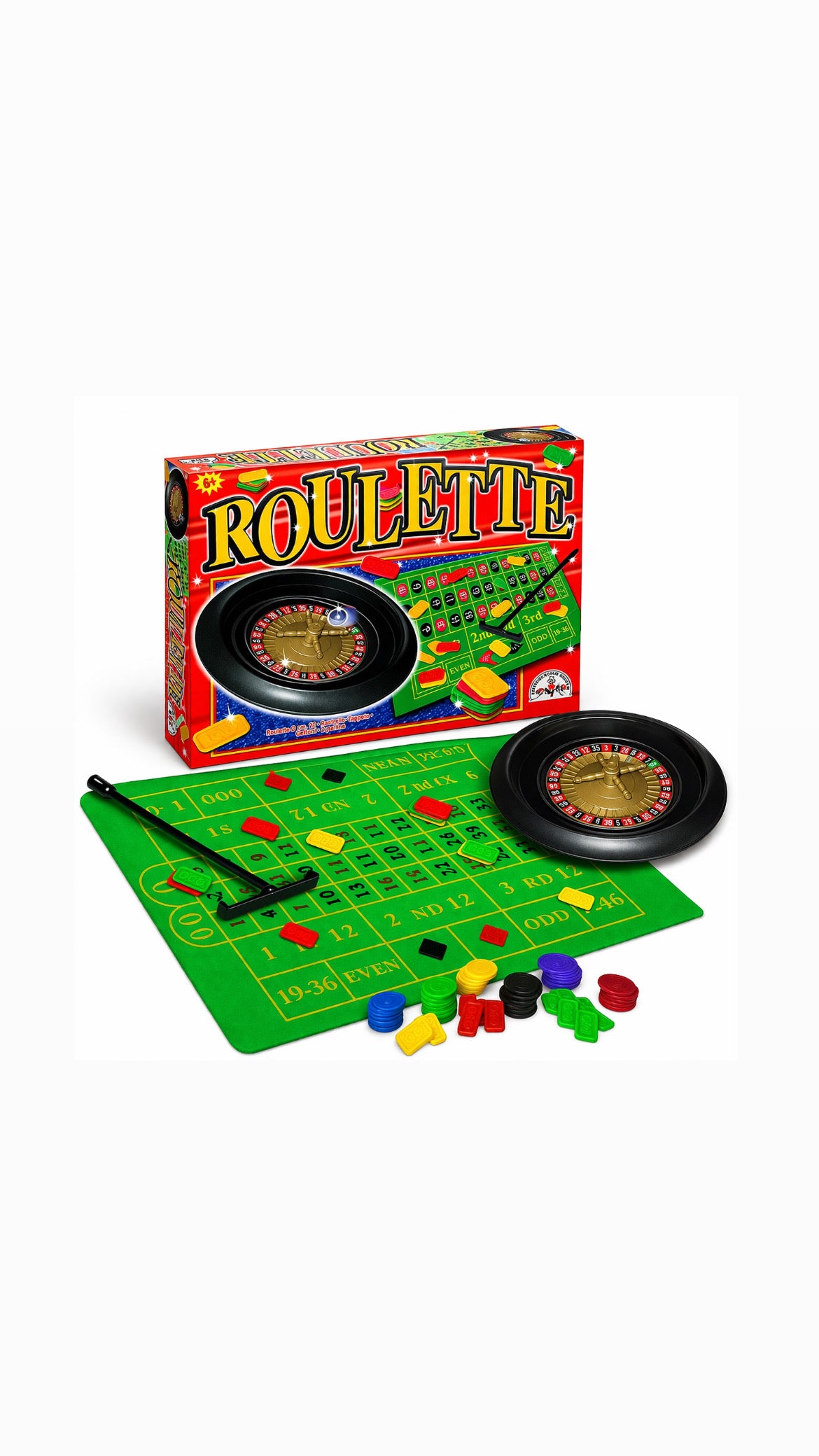 Set Roulette da Tavolo Completo – Gioco da Casinò per Famiglia e Amici (6+)