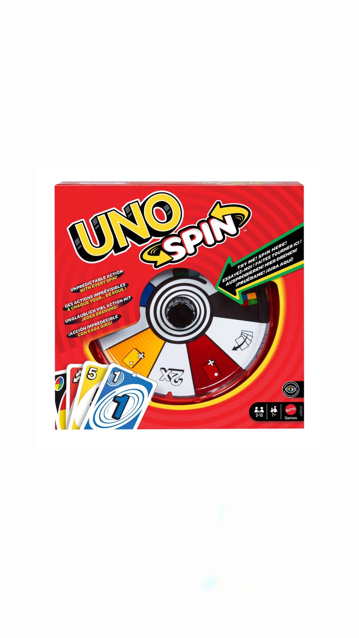 UNO Spin – Gioco di Carte con Ruota Interattiva by Mattel