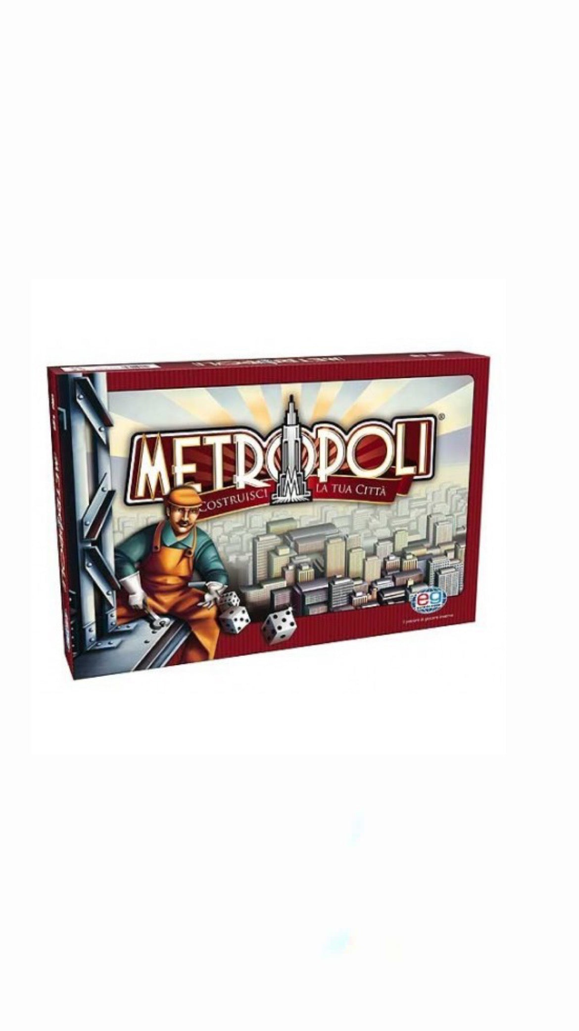 Metropoli– Gioco da Tavolo Strategico | Costruisci la Tua Città | Editrice Giochi Vintage