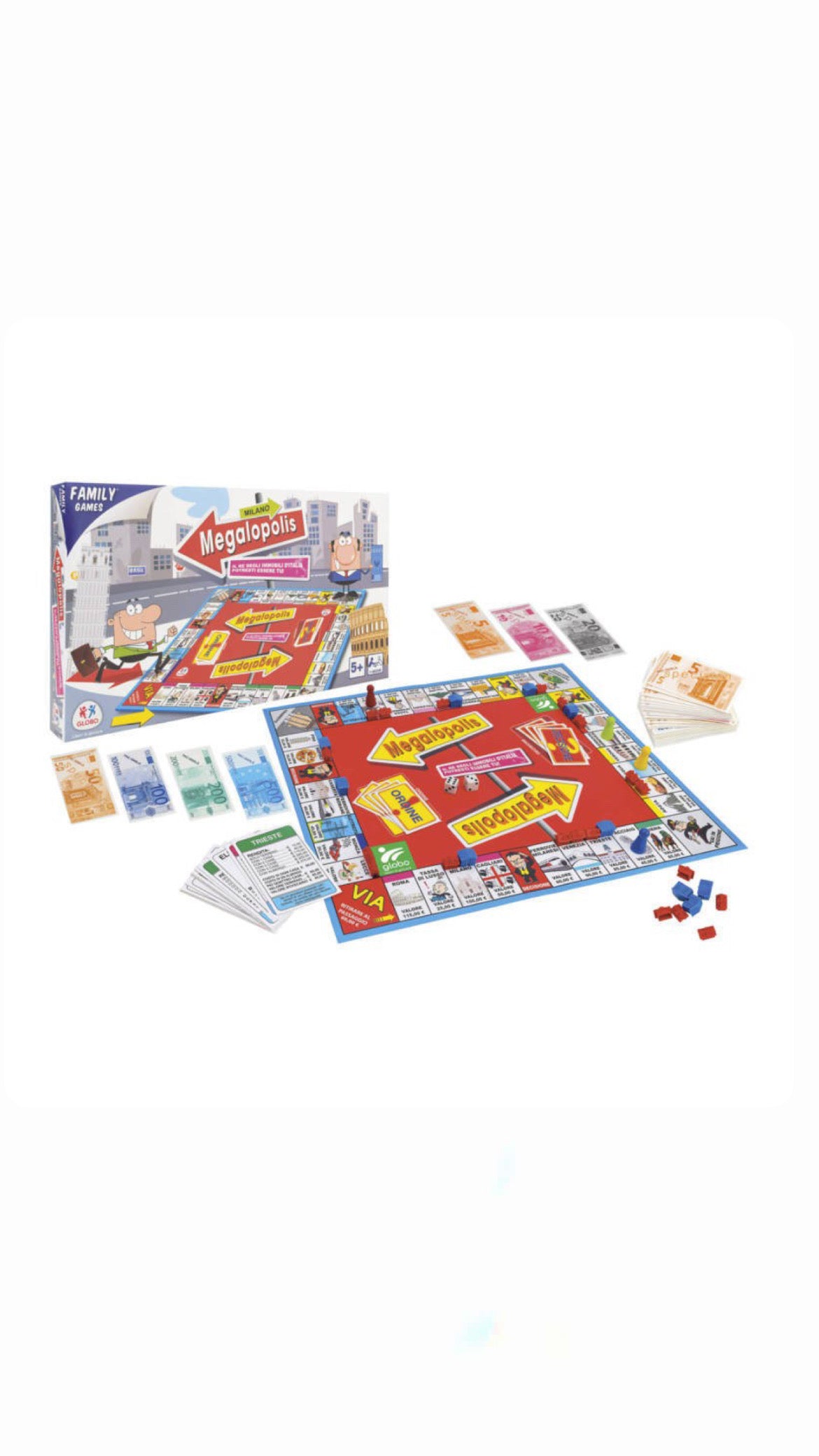 Megalopolis Milano – Gioco da Tavolo Immobiliare per Famiglie (5+)