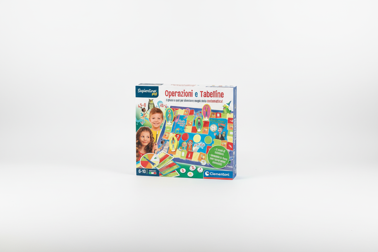 Sapientino Più – Operazioni e Tabelline | Gioco Educativo Clementoni 6-10 anni