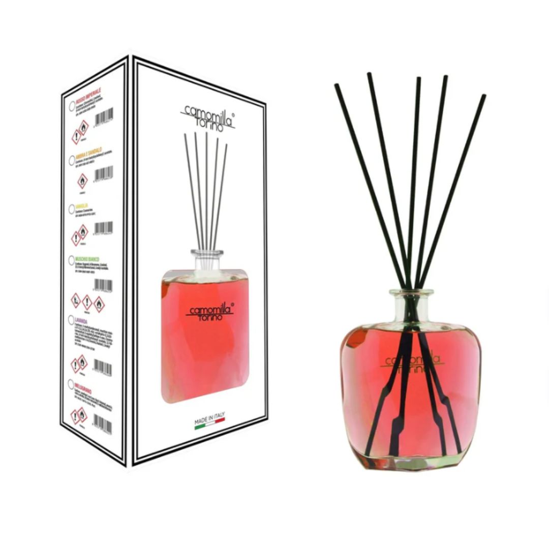 CAMOMILLA TORINO - Profumatore Ambiente a Bastoncini Rosso Imperiale 700ML