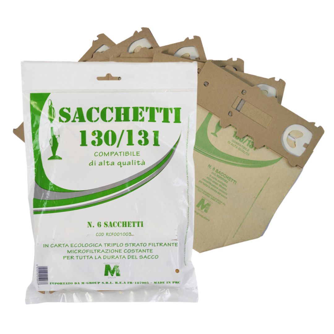 SACCHETTI COMPATIBILI IN CARTA 6pz - Folletto VK130/131