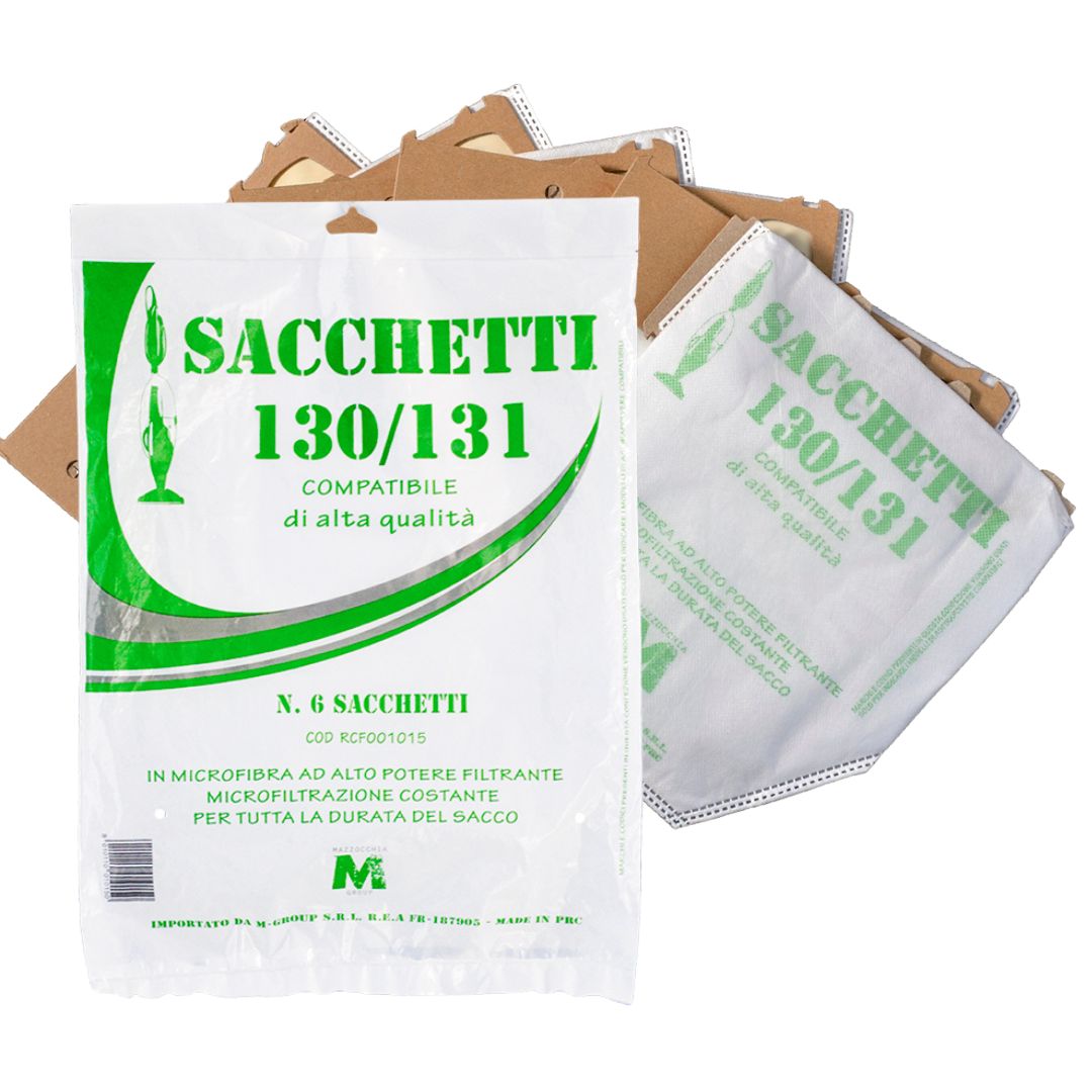 SACCHETTI COMPATIBILI IN MICROFIBRA 6pz - Folletto VK130/131