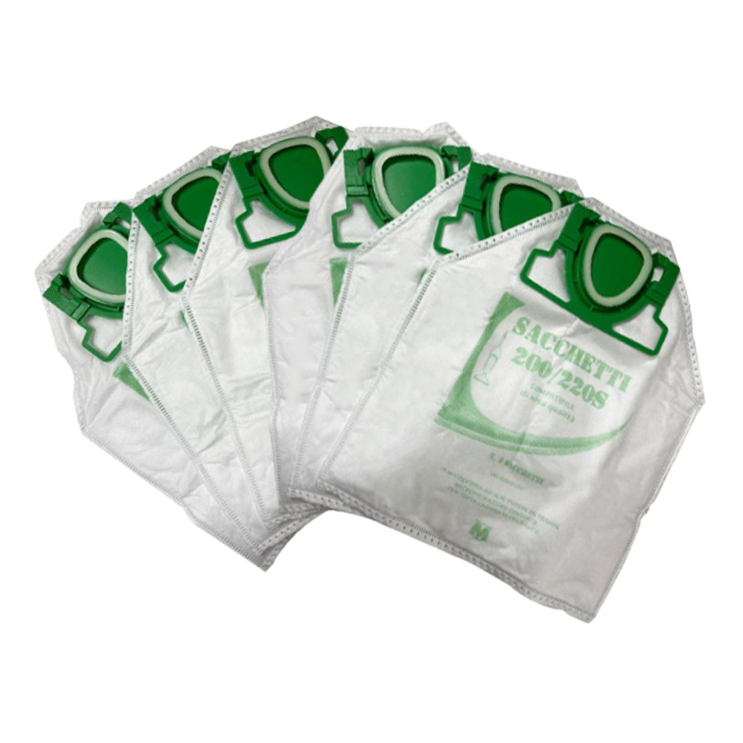 SACCHETTI COMPATIBILI IN MICROFIBRA 6pz - Folletto VK200/220s