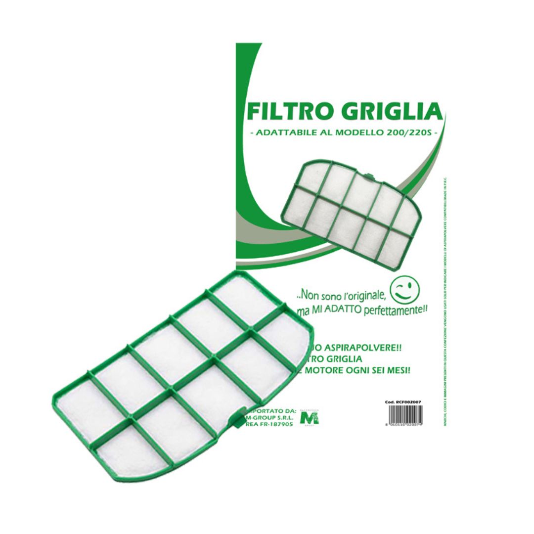 FILTRO GRIGLIA MOTORE COMPATIBILE - Folletto VK200/220S