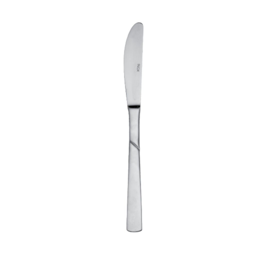 COLTELLO TAVOLA MOD. MONACO - Acciaio Inox 18C, Set da 6 o 12 pezzi