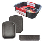 TEGLIA PIETRA ROVENTE 100% Antiaderente e Antigraffio - Rostiera da Forno 25X20cm