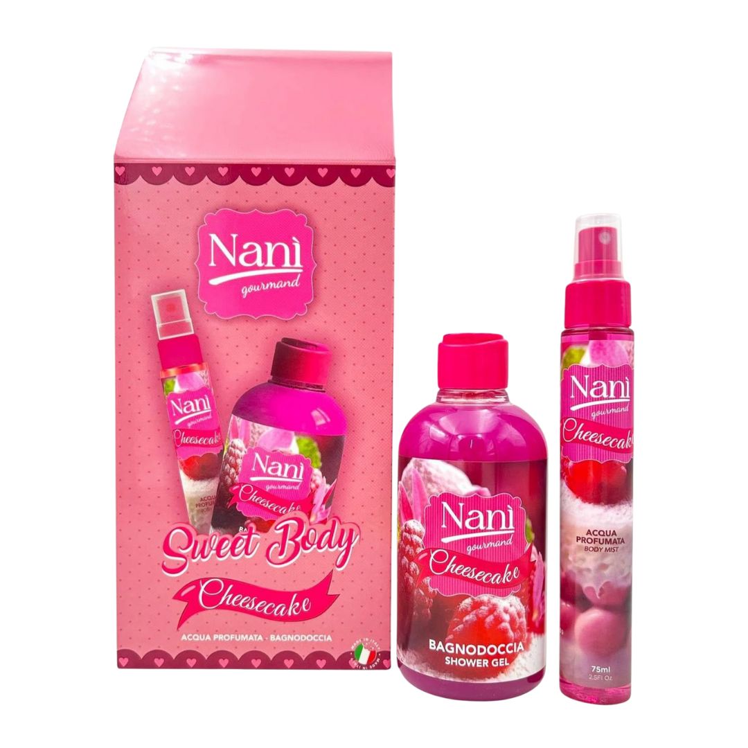 NANÌ GOURMAND | Sweet Body Cheesecake - Bagnodoccia 300ml + Acqua Profumata 75ml