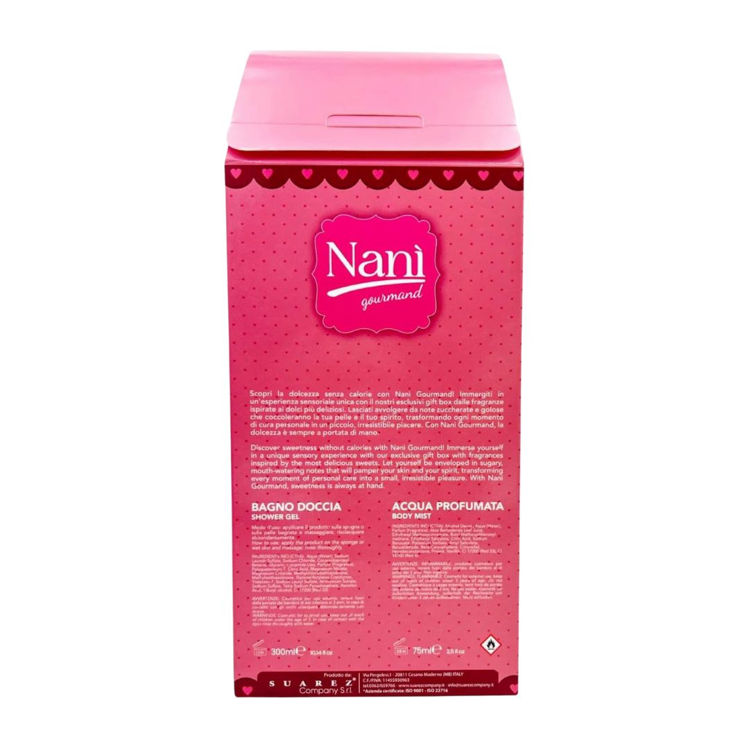 NANÌ GOURMAND | Sweet Body Cheesecake - Bagnodoccia 300ml + Acqua Profumata 75ml