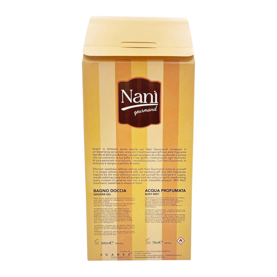 NANÌ GOURMAND | Sweet Body Cookies & Biscuits - Bagnodoccia 300ml + Acqua Profumata 75ml