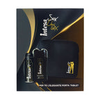 INTESA SEX UNISEX | Set Regalo Deep Night - Parfum Deodorant 125ml + Doccia Shampoo 250ml + Porta Tablet